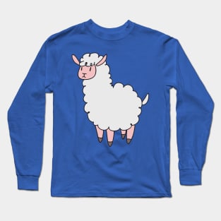 White Llama Long Sleeve T-Shirt